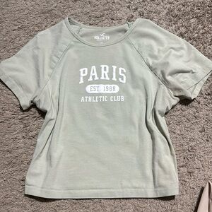 hollister crop shirt